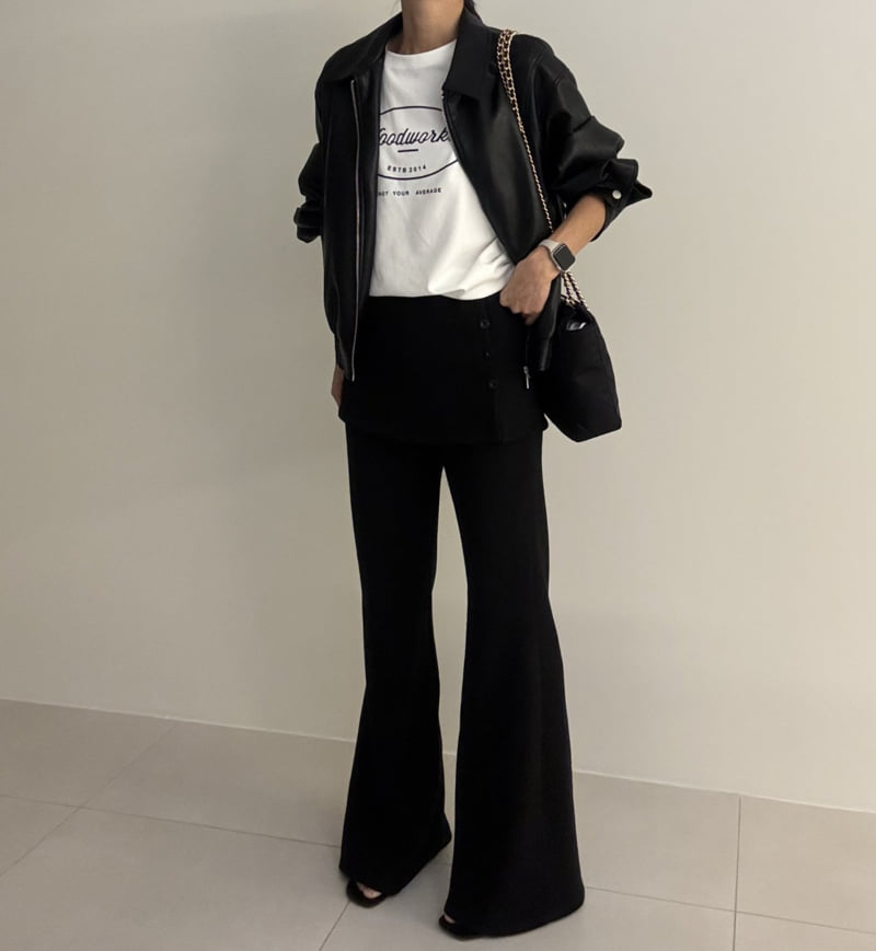 Ripple - Korean Women Fashion - #momslook - Magic Skirt Pants - 9