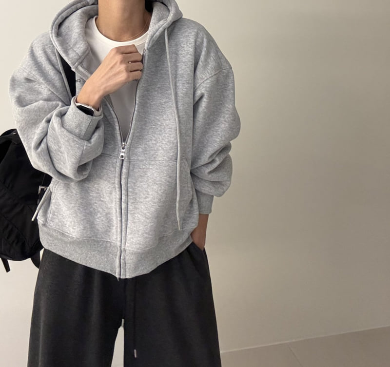 Ripple - Korean Women Fashion - #momslook - Clover Fleece Hood Zip-Up - 3