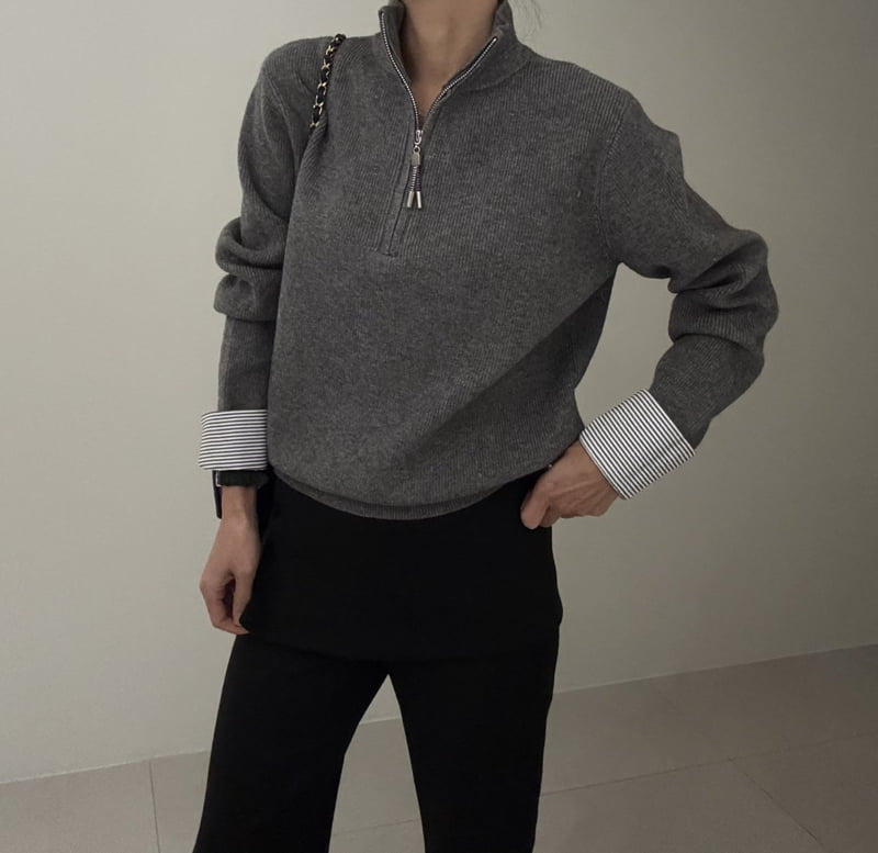 Ripple - Korean Women Fashion - #momslook - Monica Zip Knit
