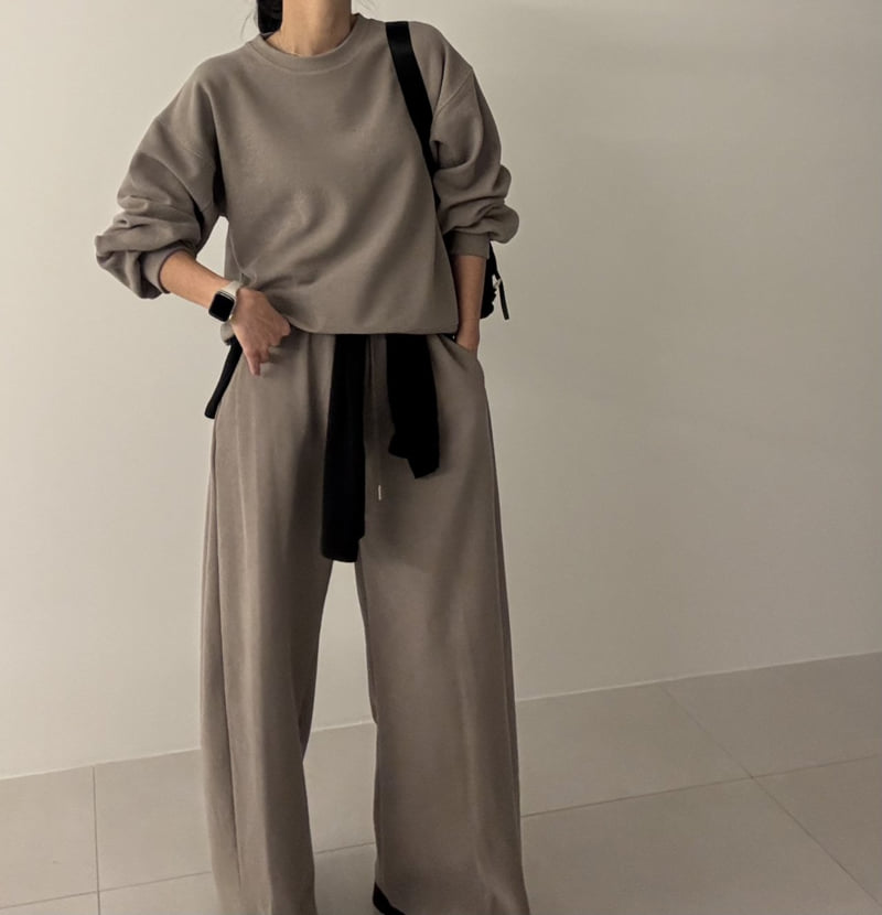Ripple - Korean Women Fashion - #romanticstyle - Tom Fleece Set - 11