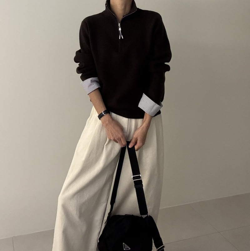 Ripple - Korean Women Fashion - #thelittlethings - Monica Zip Knit - 11