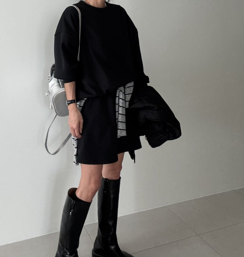 Ripple - Korean Women Fashion - #vintageinspired - Barrel Fleece Set - 8