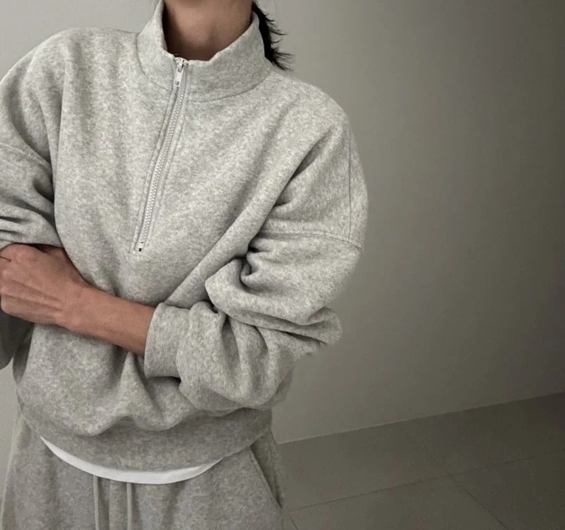 Ripple - Korean Women Fashion - #vintageinspired - Boucle Fleece Set - 5