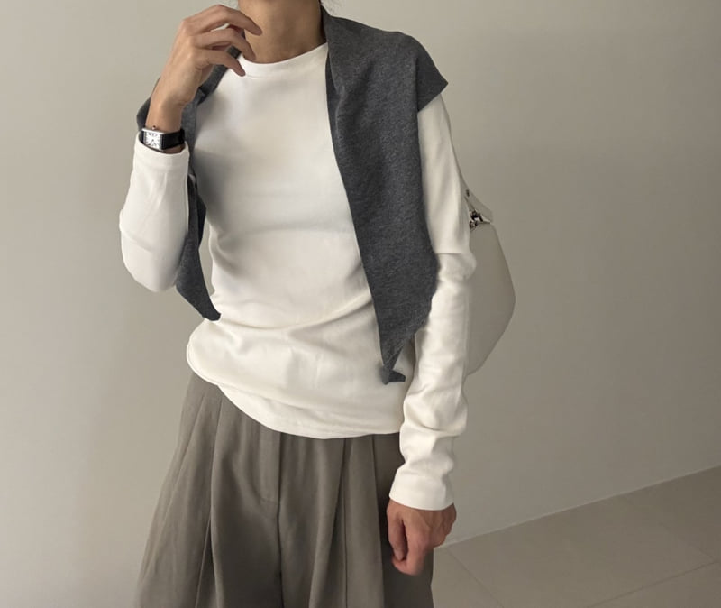 Ripple - Korean Women Fashion - #womensfashion - Basic Fleece Tee - 9