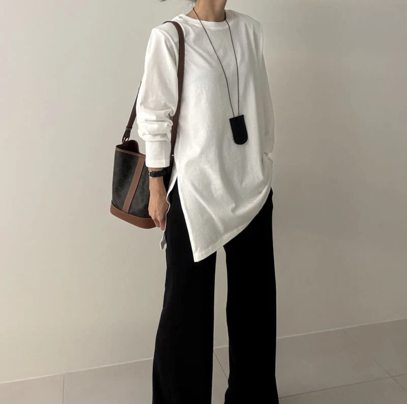 Ripple - Korean Women Fashion - #womensfashion - Genie Fleece Padded Tee - 6