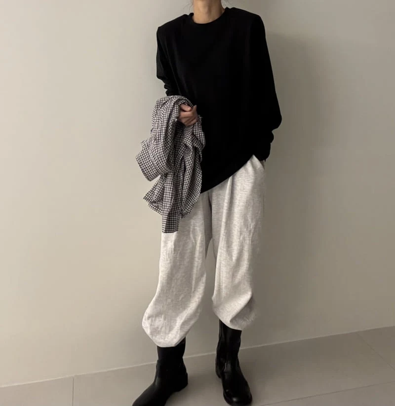 Ripple - Korean Women Fashion - #womensfashion - Genie Fleece Padded Tee - 8
