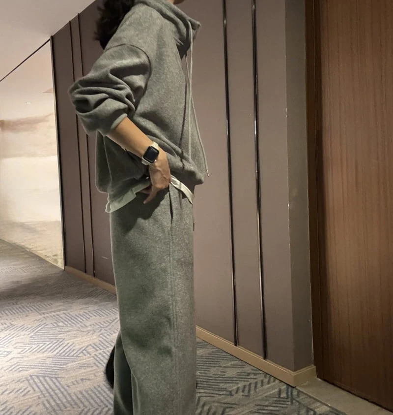 Ripple - Korean Women Fashion - #womensfashion - Finger Fleece Set - 10