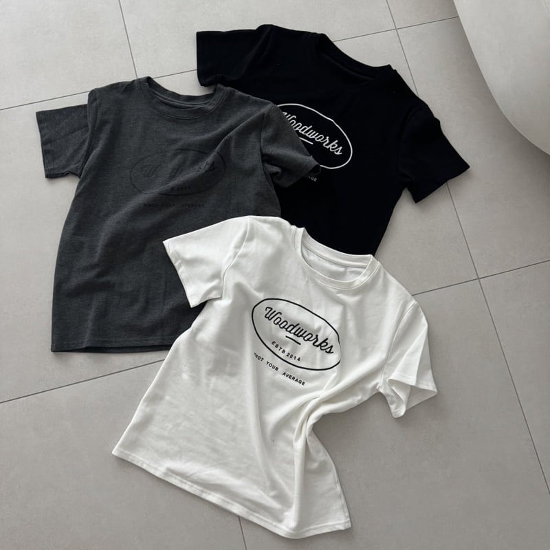 Ripple - Korean Women Fashion - #womensfashion - Wood Tee
