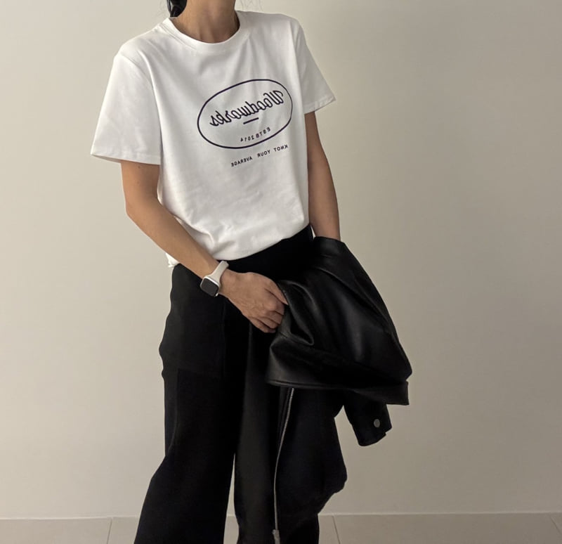 Ripple - Korean Women Fashion - #womensfashion - Wood Tee - 7