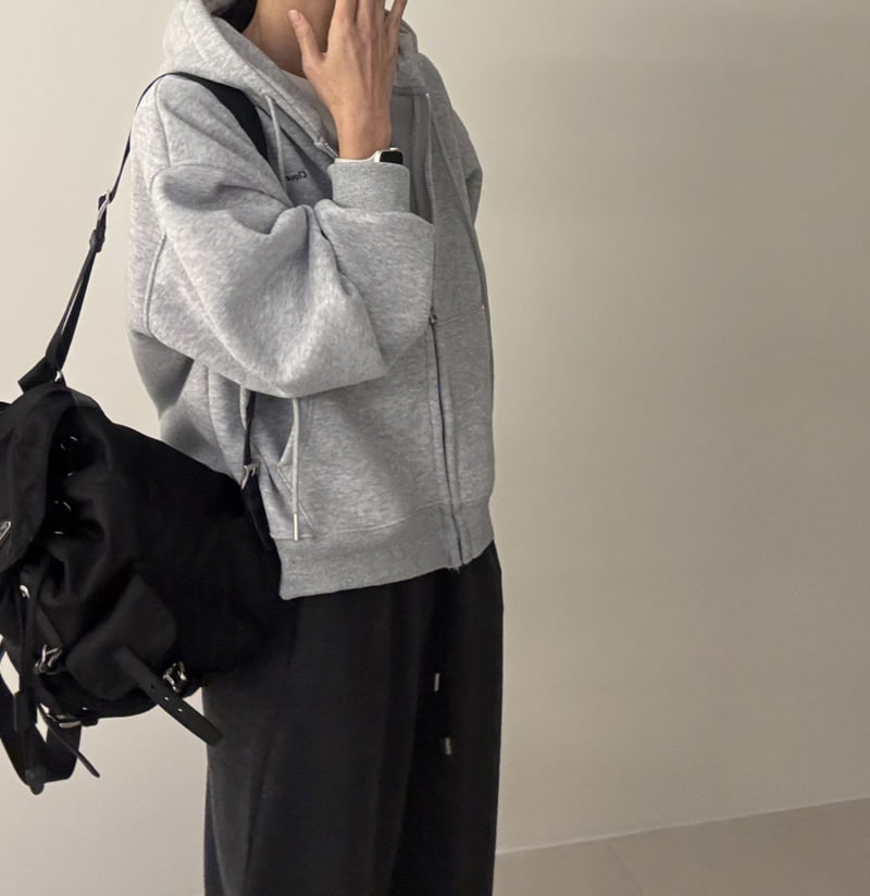 Ripple - Korean Women Fashion - #momslook - Clover Fleece Hood Zip-Up - 4