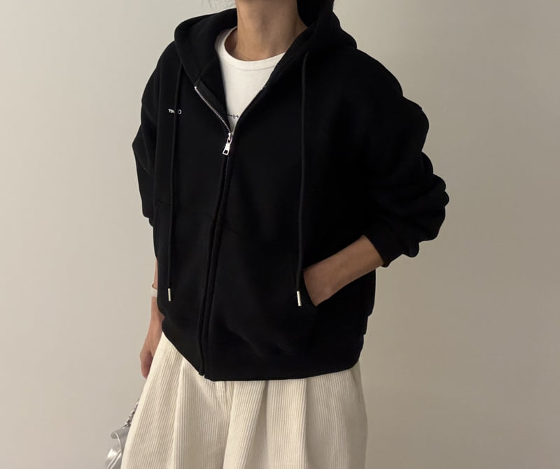 Ripple - Korean Women Fashion - #womensfashion - Clover Fleece Hood Zip-Up - 8