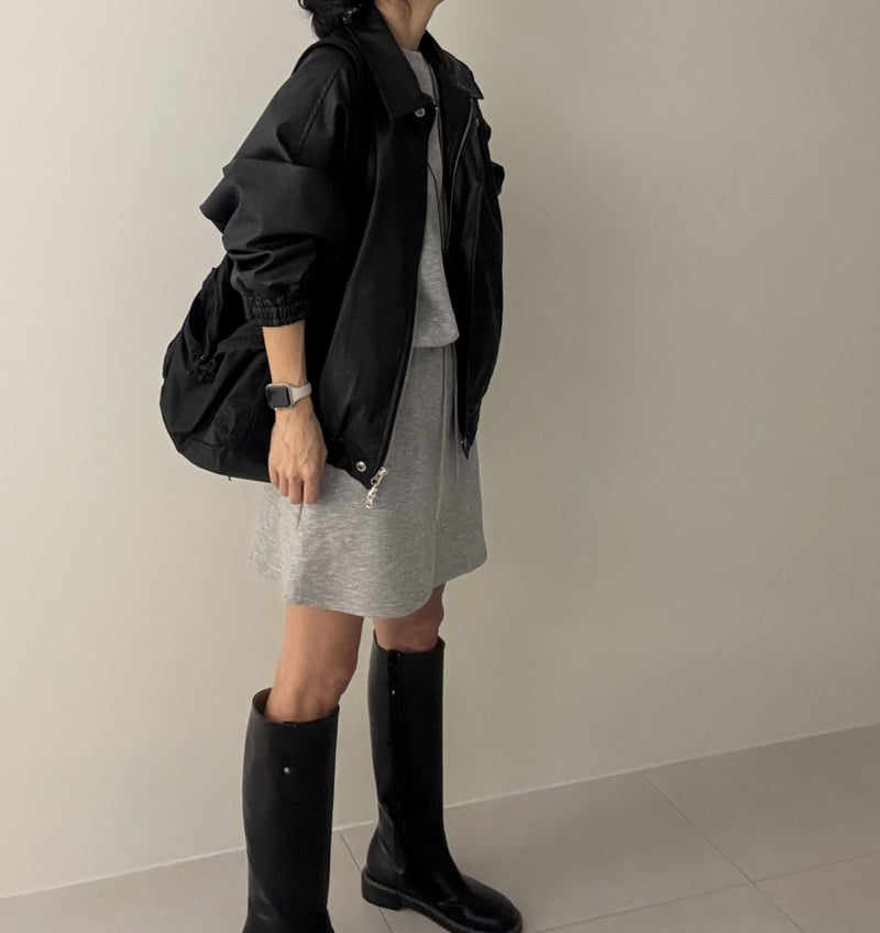 Ripple - Korean Women Fashion - #womensfashion - Barrel Fleece Set - 3