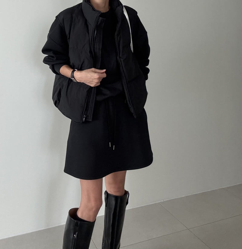 Ripple - Korean Women Fashion - #womensfashion - Barrel Fleece Set - 7