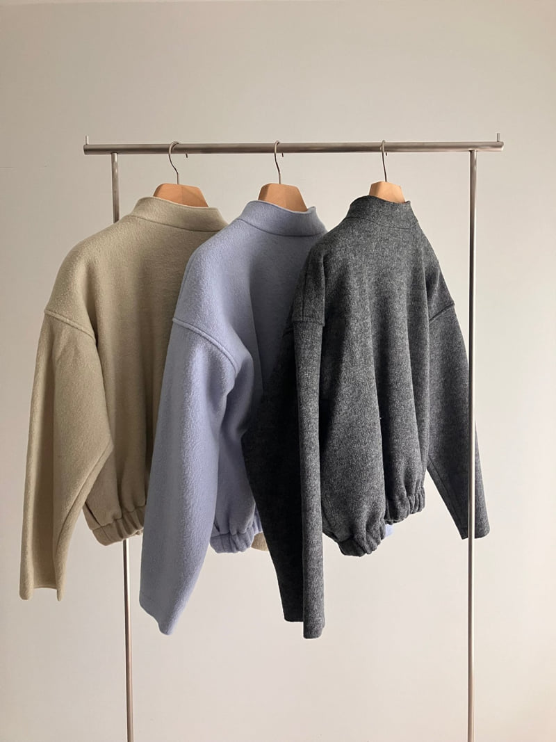 Roomk - Korean Women Fashion - #momslook - Half-Zip Pullover - 9