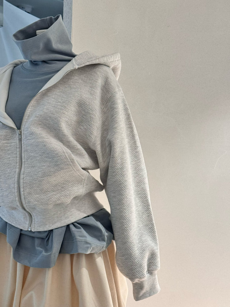Roomk - Korean Women Fashion - #momslook - Fleece Hood Zip-Up - 10
