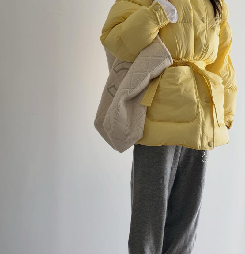 Roomk - Korean Women Fashion - #momslook - China Collar Down Padding - 5