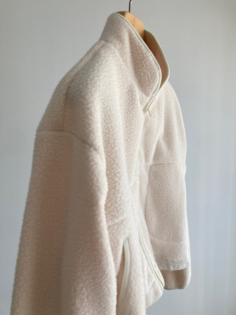 Roomk - Korean Women Fashion - #momslook - Warm Fleece Zip-Up - 10