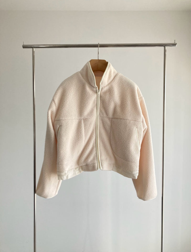 Roomk - Korean Women Fashion - #momslook - Warm Fleece Zip-Up - 8