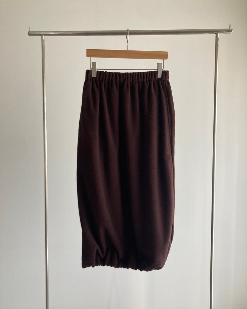 Roomk - Korean Women Fashion - #momslook - Warm Fleece Skirt - 7
