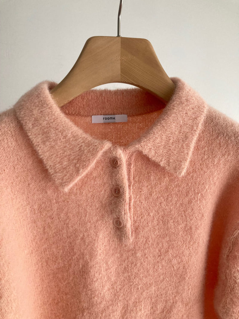 Roomk - Korean Women Fashion - #pursuepretty - Alpaca Collar Knit - 2
