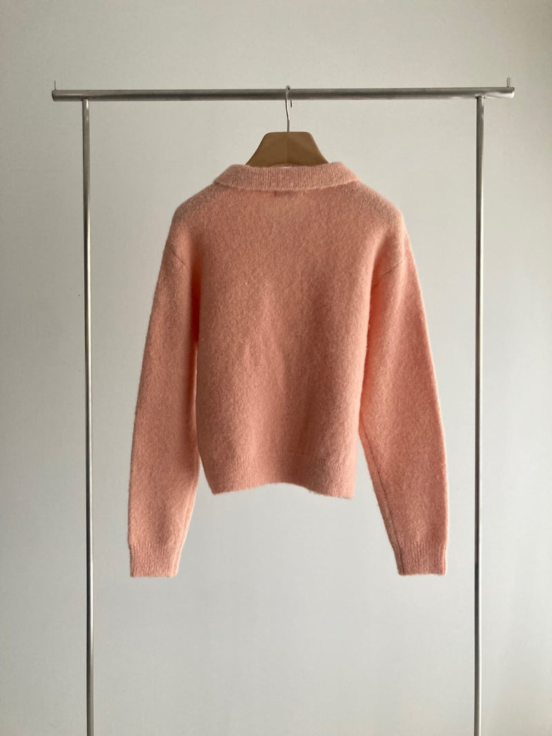 Roomk - Korean Women Fashion - #restrostyle - Alpaca Collar Knit - 3