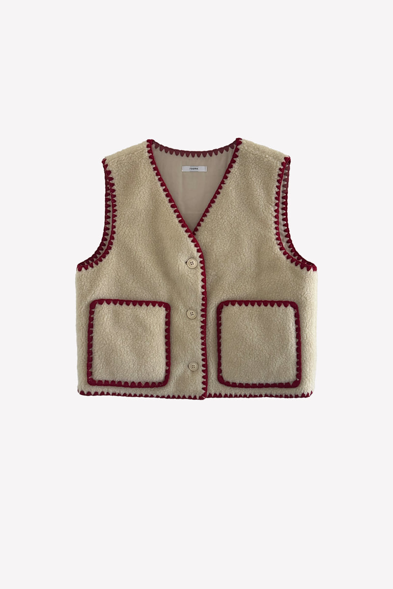 Roomk - Korean Women Fashion - #shopsmall - Warm Nordic Vest - 6