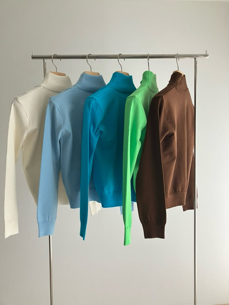 Roomk - Korean Women Fashion - #thelittlethings - Wool Turtleneck Knit - 3