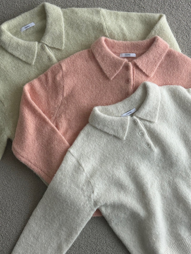 Roomk - Korean Women Fashion - #vintagekidsstyle - Alpaca Collar Knit