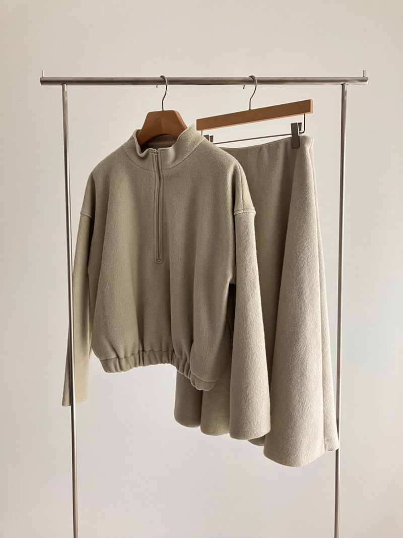 Roomk - Korean Women Fashion - #womensfashion - Half-Zip Pullover - 10