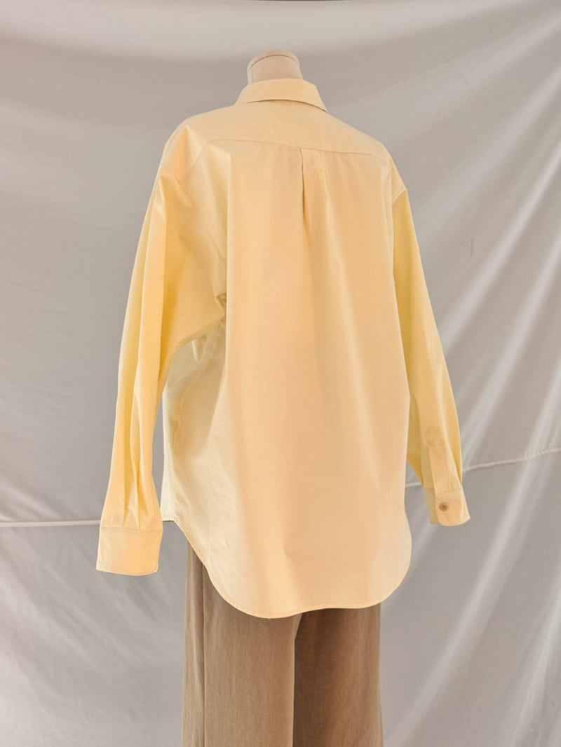 Roomk - Korean Women Fashion - #momslook - Basic Hard Shirt - 4