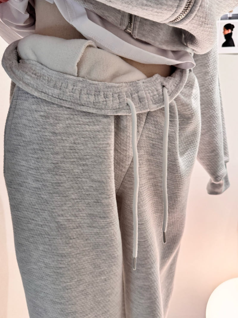 Roomk - Korean Women Fashion - #womensfashion - Warm Fleece Pants - 3