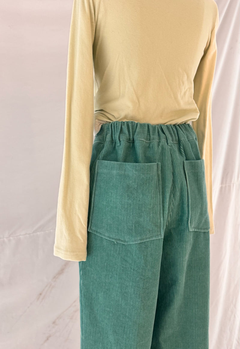 Roomk - Korean Women Fashion - #womensfashion - Basic Corduroy Pants - 10