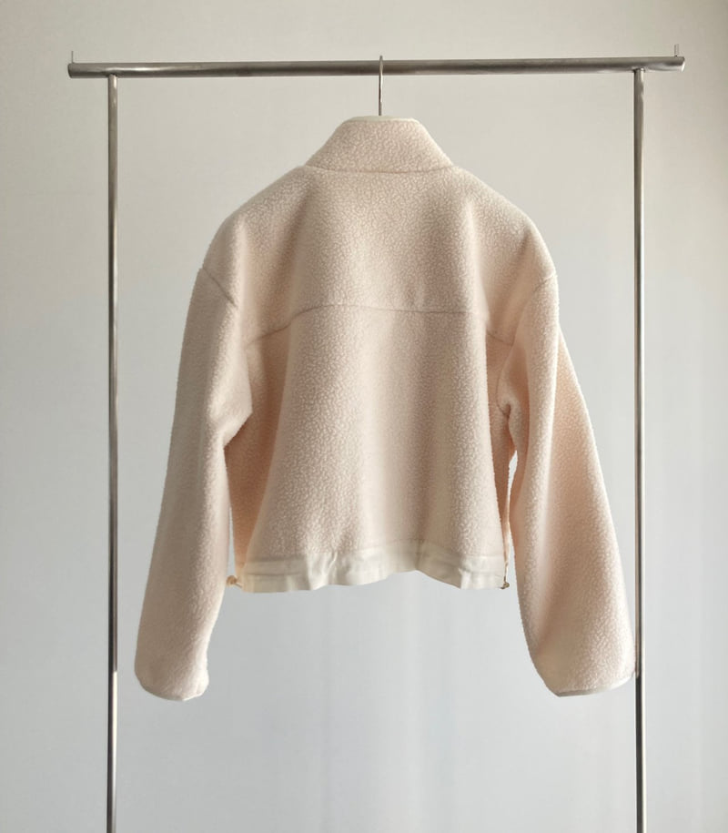 Roomk - Korean Women Fashion - #womensfashion - Warm Fleece Zip-Up - 11