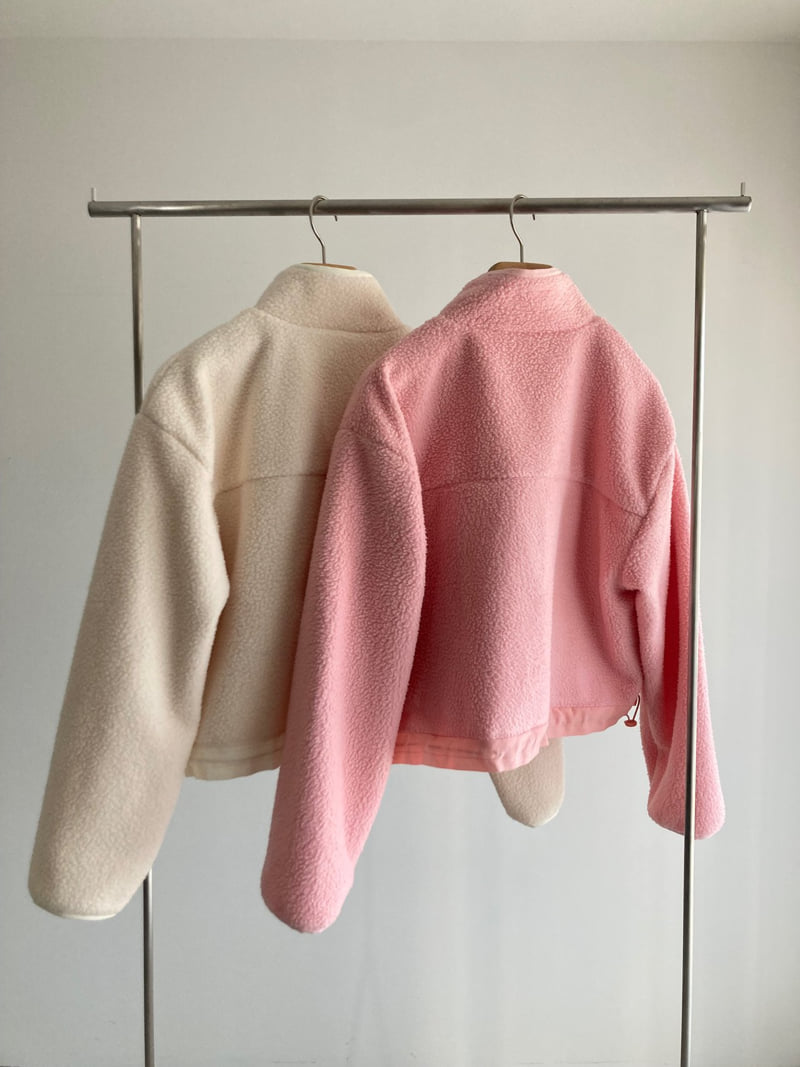 Roomk - Korean Women Fashion - #womensfashion - Warm Fleece Zip-Up - 7