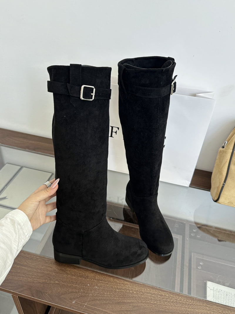 Runa Martin - Korean Women Fashion - #momslook - Suede Reversible Warmer Two Way Boots - 12