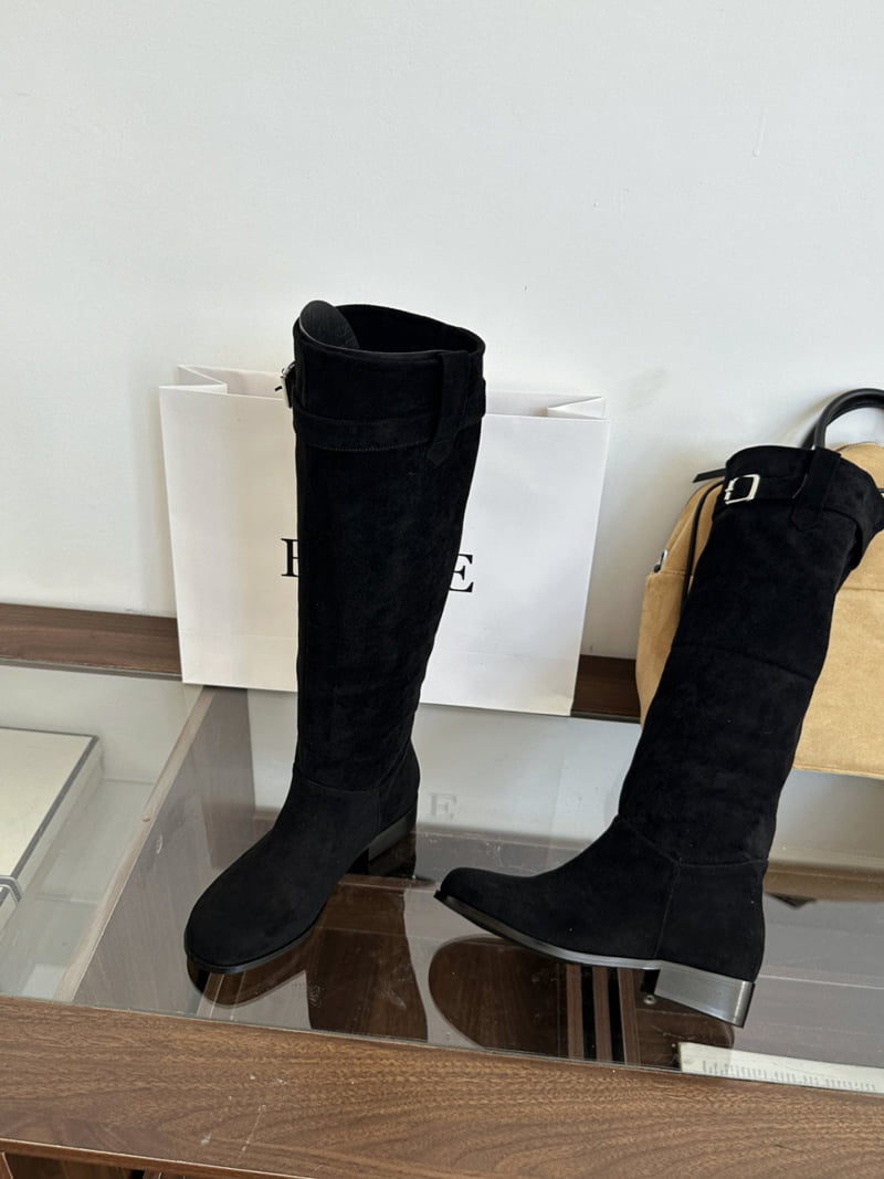Runa Martin - Korean Women Fashion - #momslook - Suede Reversible Warmer Two Way Boots - 6