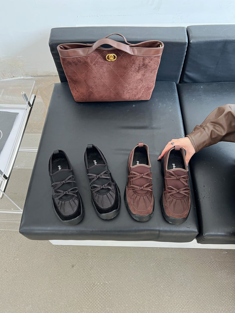 Runa Martin - Korean Women Fashion - #momslook - Neoprene Shirred Ribbon Slip-On Sneakers - 11