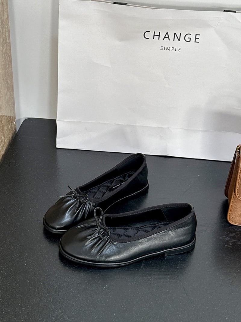 Runa Martin - Korean Women Fashion - #momslook - Ribbon Shirred Loafer Flats - 11