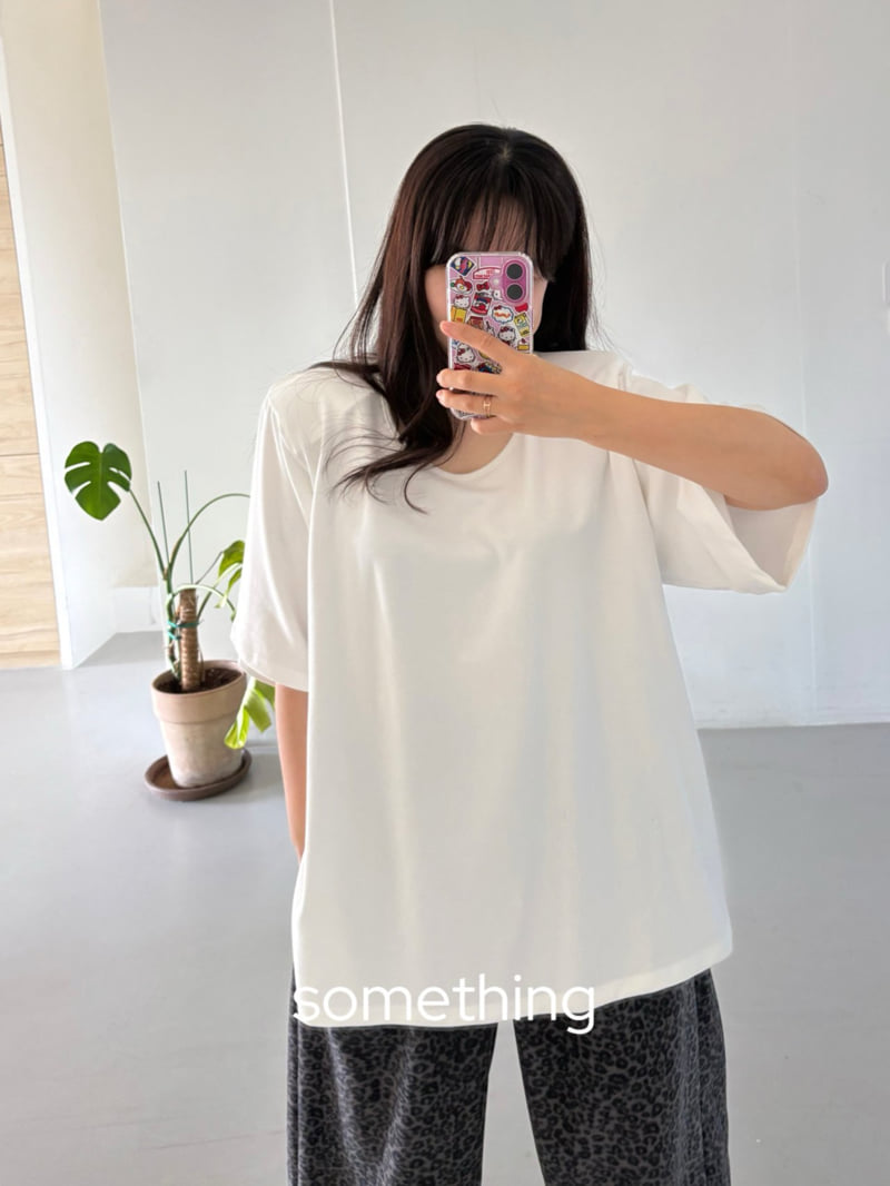Something - Korean Women Fashion - #momslook - Millie U Neck Tee - 12