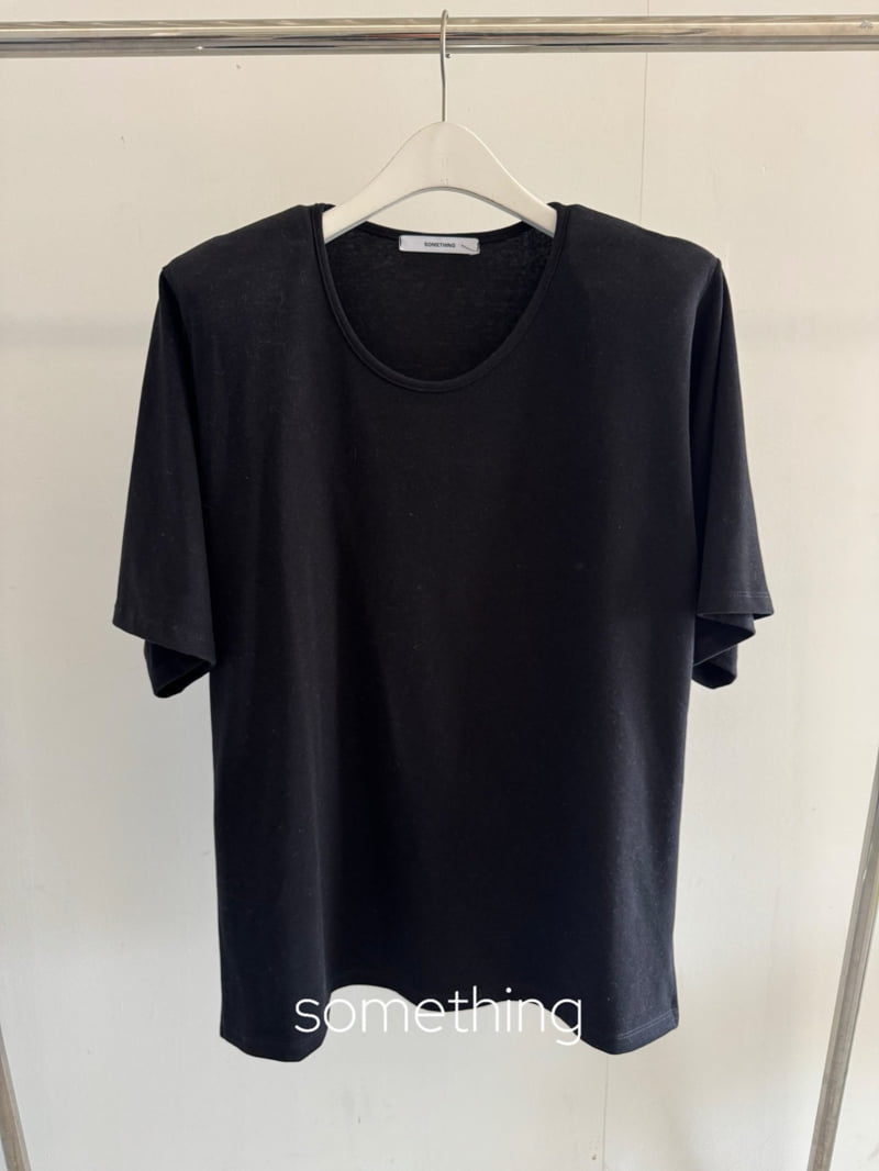 Something - Korean Women Fashion - #momslook - Millie U Neck Tee - 6