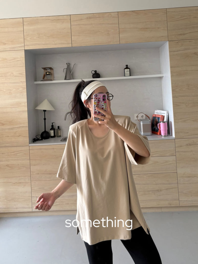 Something - Korean Women Fashion - #momslook - Millie U Neck Tee - 8