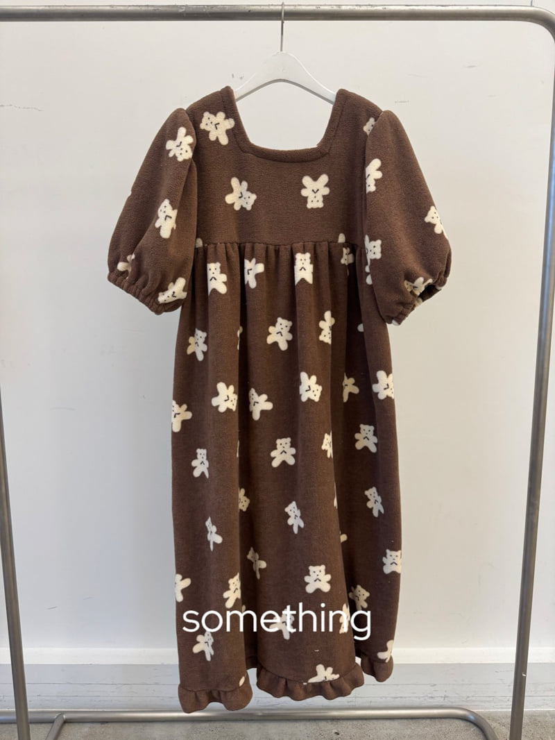 Something - Korean Women Fashion - #momslook - Fleece Pajama One-Piece - 3
