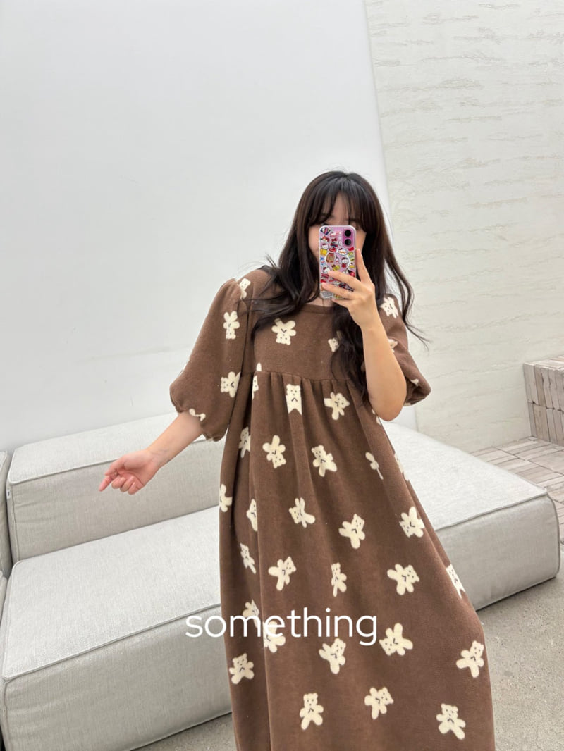 Something - Korean Women Fashion - #momslook - Fleece Pajama One-Piece - 6