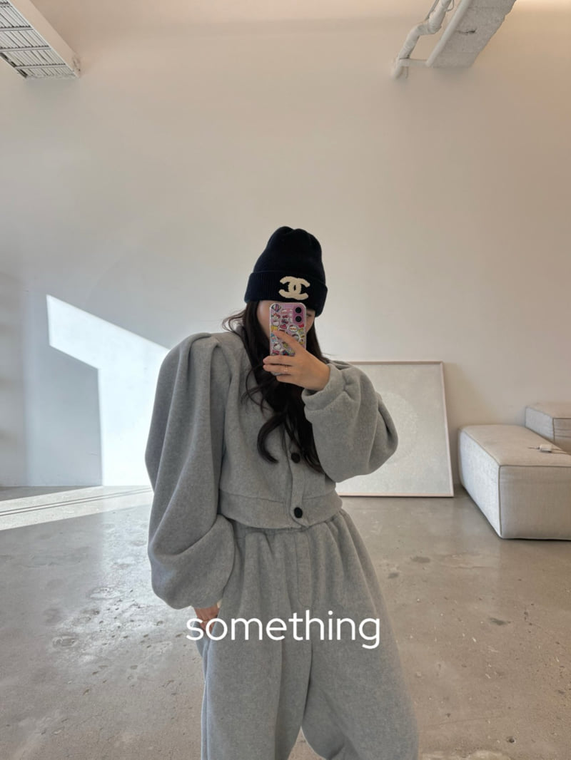 Something - Korean Women Fashion - #momslook - Mute Jogger Cardigan - 12