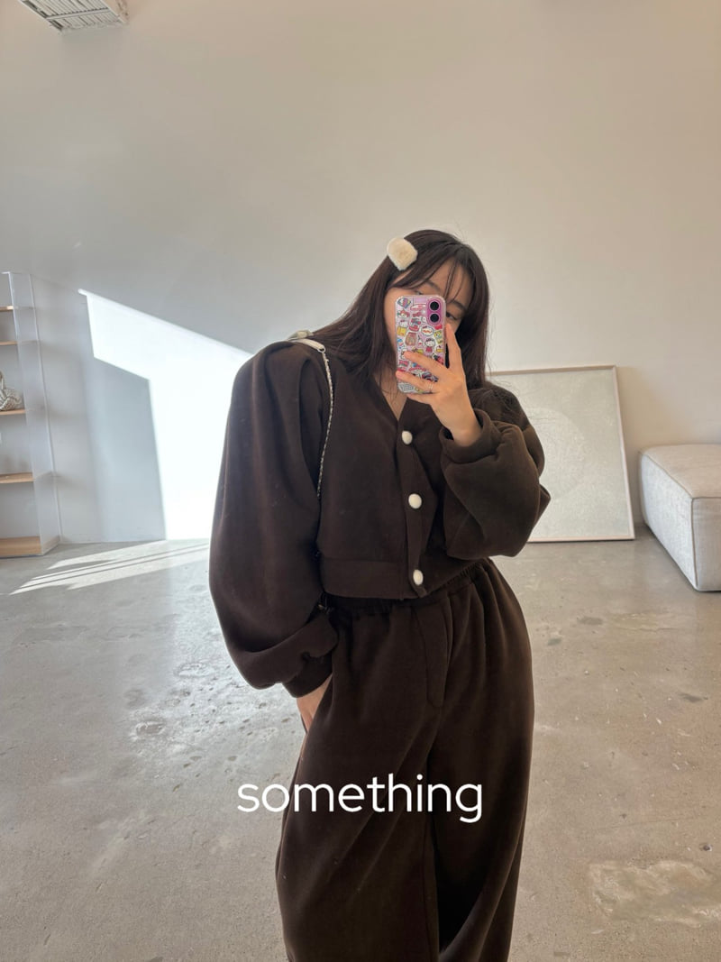 Something - Korean Women Fashion - #restrostyle - Mute Jogger Cardigan - 7