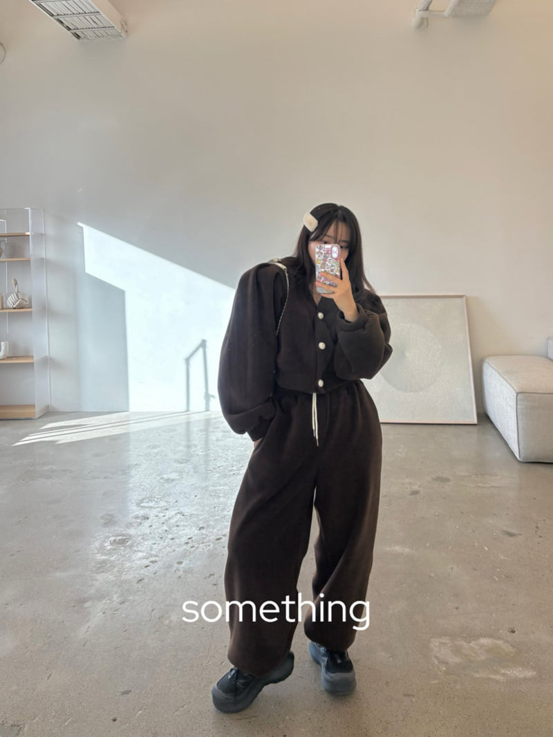 Something - Korean Women Fashion - #shopsmall - Mute Jogger Cardigan - 9