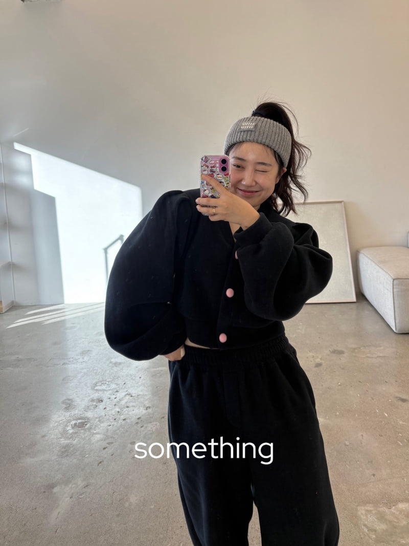 Something - Korean Women Fashion - #vintagekidsstyle - Mute Jogger Cardigan - 5