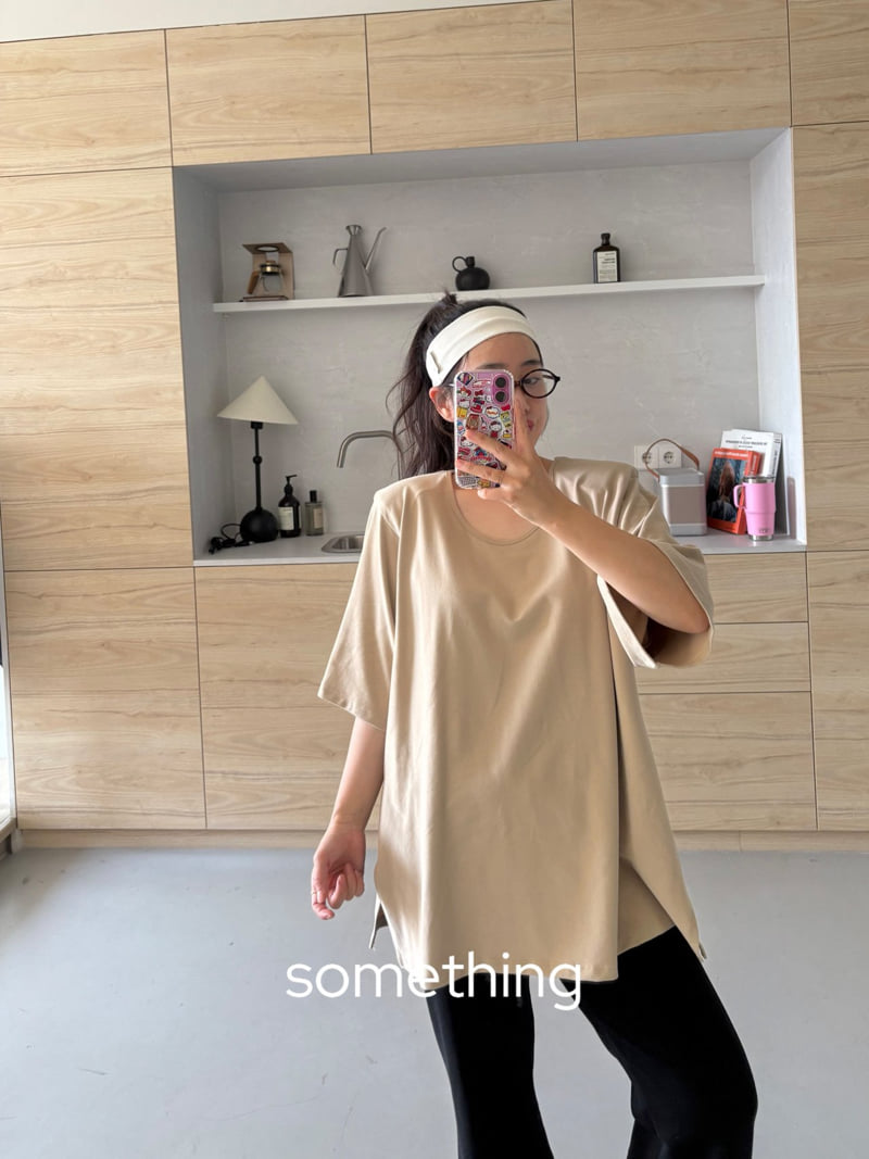 Something - Korean Women Fashion - #womensfashion - Millie U Neck Tee - 7