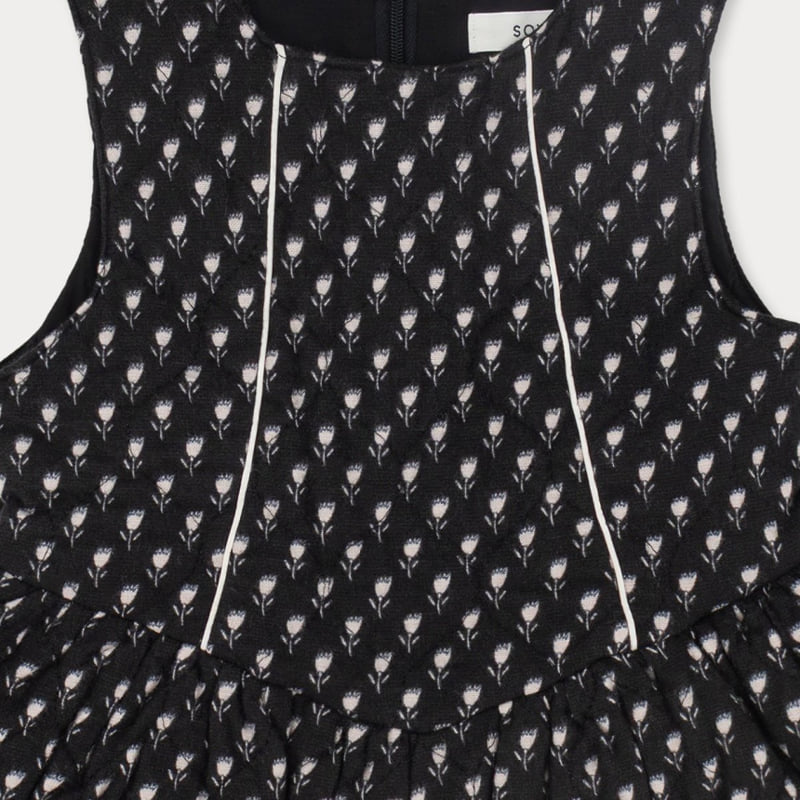 Soye - Korean Children Fashion - #Kfashion4kids - Tulip Quilting One-piece - 11