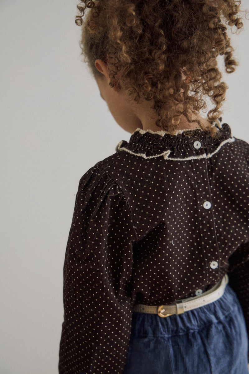Soye - Korean Children Fashion - #childofig - Dot Ripple Blouse - 9